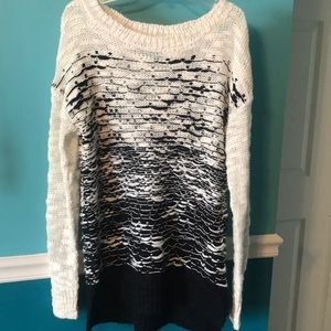 Black and White Sweater, Long